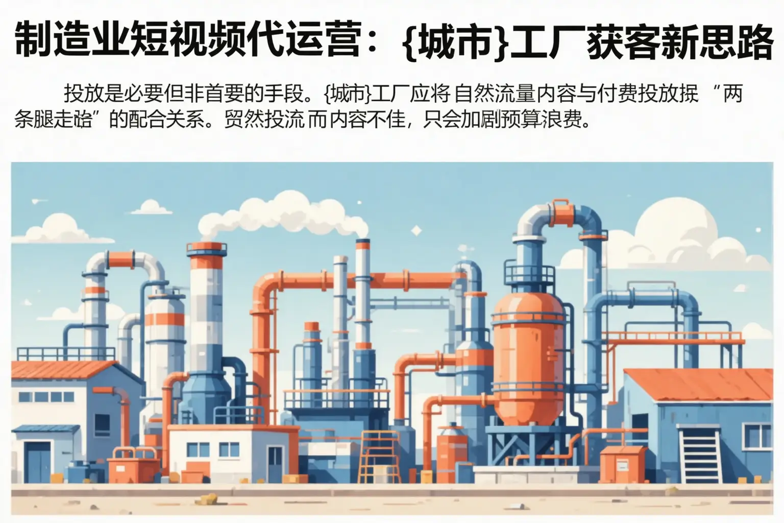 制造业短视频代运营:利川工厂获客新思路